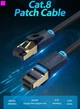Патч-корд Vention CAT 8 SFTP Ethernet, 3 m, Black (IKABI) - изображение 2