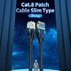 Патч-корд Vention CAT 8 SFTP Ethernet Slim Type 3 м Black IKIBI - изображение 2