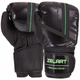 Перчатки боксерские PU Zelart Pro (размер 14oz, черно-салатовый) (VL-3085_14_унции) - изображение 1