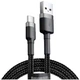 Кабель BASEUS CATKLF-BG1 Сafule USB-USB Type-C 3A 100см черный - изображение 2