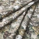 Ткань скатертная Super Textiles ш. 147 см жаккардовая с цветами на бежево-коричневом фоне пог.м. (1533) - изображение 5