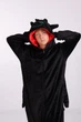 Пижама Кигуруми Слип Для Мальчиков Kigurumi Беззубик Ночная Фурия Дракон Черный 130-144 см (2050) - изображение 4