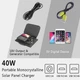 Зарядний пристрій ALLPOWERS AP-SP-026 40W cонячна панель - зображення 5