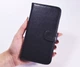 Чохол-книжка Caseshop для Sony Xperia XA1 Plus G3412 / G3416 / G3426 з натуральної шкіри чорний - зображення 2