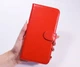 Чохол-книжка Caseshop для Samsung Galaxy J1 mini J105H з натуральної шкіри червоний - зображення 2