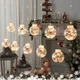 Светодиодная гирлянда Lesko Y003 Santa Claus Теплый свет 3.5 новогодняя - изображение 1