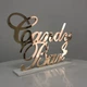 Напис Candy Bar Manific Decor із дзеркального пластику на підставці для весілля Золотий 30*20*6 см (17.001.) - зображення 1