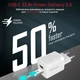 Сетевое зарядное устройство Promate PowerPort-33 Вт USB-C+USB-A White (powerport-33.white) - изображение 5