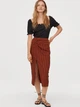 Юбка H&M 745357002b42 M Коричневая (KC1000000026131_KAY2000001294994) - изображение 3