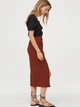 Юбка H&M 745357002b42 M Коричневая (KC1000000026131_KAY2000001294994) - изображение 4