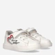 Детские кеды для девочек Tommy Hilfiger Juice Velcro T1A4-32132-1374X025 25 15.5 см Белый/Серебристый (8056380893697) - изображение 2