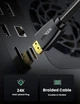 Кабель Ugreen HD118 High-End HDMI Cable Nylon Braid 1m (Black) (6689323) - зображення 5