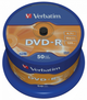 Носії інформації VERBATIM DVD-R 4,7Gb 16x Cake 50 pcs 43548 (043548) - зображення 2