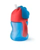 Чашка Avent с трубочкой 210 мл. 9+ синий SCF796/01 (SCF796/01) - изображение 2