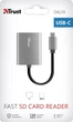 Кардридер Trust DALYX FAST USB-C ALUMINIUM (24136_TRUST) - зображення 1