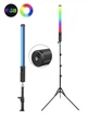 Лампа жезл для селфи Stick Light LED RGB 50 см с штативом 2 метра для фото и видео - изображение 1