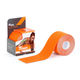 Кинезио тейп Tmax Cotton Tape 5смх5м помаранчевий TCO - зображення 1