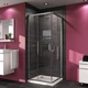 Піддон для душової кабіни HUPPE Xerano 90x90x12см квадратний акриловий без сифону білий 840702.055 - зображення 4