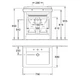 Villeroy & Boch Тумба під раковину Villeroy&Boch Hommage 685х750х540 мм (899500R2) - зображення 4