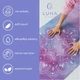Преміальний килимок для йоги Luna Yoga 1830х680х4 мм Pink Mandala (LunaYogaMatPinkM) - зображення 2