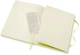 Записная книга Moleskine Classic 19 x 25 см 192 страницы в линейку Лимонная (8056420850895) - изображение 4