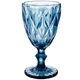 Келихи для вина з кольорового скла набір 6 шт Glassware 320 мл Синій - зображення 4