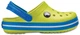 Сабо для хлопчиків Crocband Kids Tennis Ball Green/Ocean C13 (30) жовті із синім - зображення 1