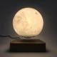 Левитирующий Ночник Светильник 3D Moon 14 см Настольная летающая магнитная лампа Луна сенсорная 3 цвета GS-5129 - изображение 10