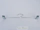 Набор 10 шт плечики Hanger 35 см металлические хромированные металл с прищепками для брюк и юбок - изображение 4