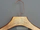 Плечики вешалки Hanger 45 см пластмассовые широкие под дерево цвета меди - изображение 2