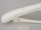 Плечики вешалки Hanger TZP8822 43 см белого цвета пластмассовые с ребристым плечом - изображение 3