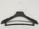 Плечики вешалки Hanger TZP6681 39 см черного цвета пластмассовые с ребристым плечом - изображение 2