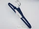 Набор 3 шт плечики вешалки Hanger KPL41 41 см синего цвета бархатные флокированные - изображение 2
