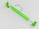 Детские плечики вешалки Hanger XT1100 25 см салатовые пластмассовые для брюк и юбок - изображение 2