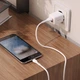 Адаптер сетевой HOCO Micro USB Cable Briar dual port charger set N8 |2USB, 2.4A| (Safety Certified) 4756069 - изображение 3
