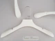 Плечики вешалки Hanger TZ6681 39 см белые пластмассовые с ребристым плечом - изображение 1