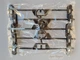 Плечики вешалки Hanger OP34 34 см пластмассовые для брюк и юбок черные - изображение 7