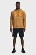 Чоловіче гірчичне худо UA Rival Fleece Big Logo HD Under Armour LG 1357093-277 - зображення 2