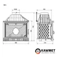 Камінна топка KAWMET W1 Herb (18 kW) - изображение 6