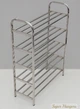 Полка для взуття Shoe Rack MPR5 на 5 ярусів металева хромована - зображення 2