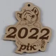 Елочная игрушка EkoDar Новогодняя игрушка тигренок 2022 год (01012072) - изображение 1