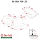 Вытяжка кухонная Perfelli TL 6316 BL 700 LED - изображение 10