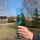Бокал для шампанского Olens Голубая геометрия 250 мл OLGS1001-1 - изображение 1