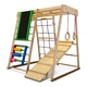 Детский спортивный игровой комплекс Baby Sport SB Кроха Эко 120х120х103 см Разноцветный (Кроха - 3 Эко) - изображение 6