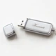 USB флешка кожаная белая на 8Гб и коробка подарочная Любимой LSite(NLZ1lavander) - изображение 3