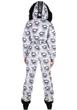 Комбінезон зимовий жіночий Krutyakov BLACK WHITE SKULLS XL чорнобілий 1841624 - изображение 2