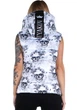 Жилетка жіноча Krutyakov BLACK WHITE SKULLS XL білий 178762 - изображение 2