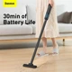 Універсальний пилосос BASEUS 16Kpa, 110W, 30Min, 4*2500mAh|Black ручний акумуляторний для авто і дому (VCSS000101) - зображення 5