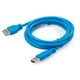 Дата кабель USB 3.0 AM/AF 1.8m Vinga (VCPUSB3AMAF1.8B) - изображение 2