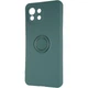 Силіконовий чохол з кільцем для Xiaomi Mi 11 Lite Dark Green - зображення 2